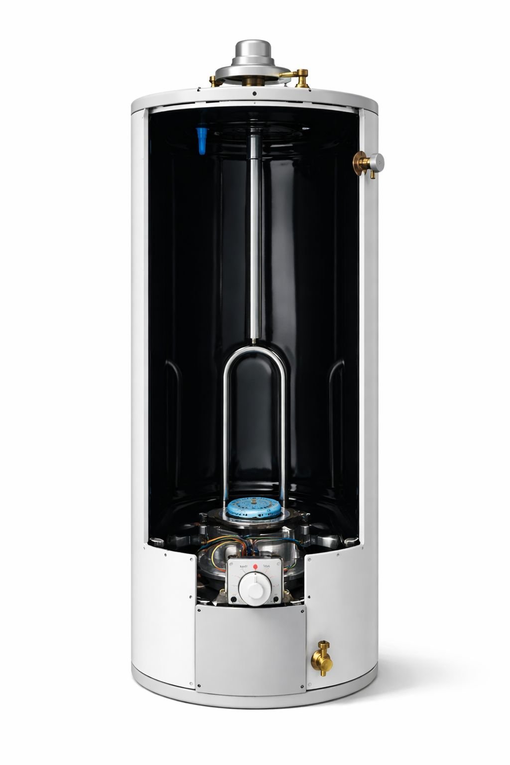 Enameled water heater