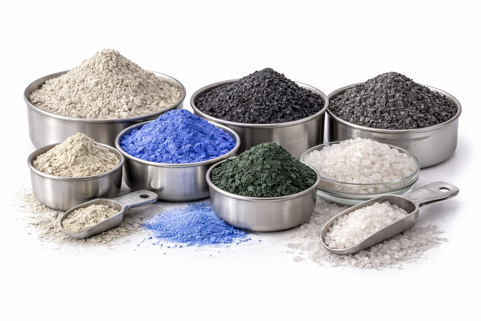Raw materials for enameling
